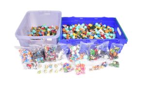LARGE COLLECTION OF VINTAGE KINDER EGG TOYS