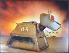 DOCTOR WHO – K9 – JOHN LEESON AUTOGRAPHED 16X12