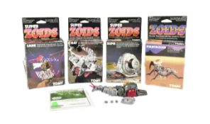 ZOIDS - X5 VINTAGE TOMY MADE ZOIDS ACTION FIGURES