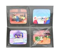 COUNT DUCKULA - X4 ORIGINAL COSGROVE HALL ANIMATION FILM CELLS