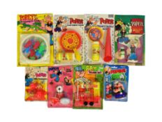 POPEYE - VINTAGE AMERICAN ' RACK PACK ' POPEYE TOYS