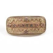 REGENCY BI-COLOUR GOLD LOCKET 'REGARD' BROOCH