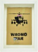 AFTER BANKSY ROY'S PEOPLE - SCRUBBED OUT HAPPY CHOPPER