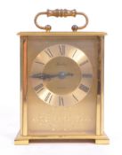 VINTAGE BENTIMA BRASS CASED CARRIAGE CLOCK
