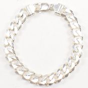 HALLMARKED 925 SILVER CURB LINK BRACELET