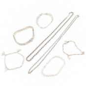 COLLECTION OF SILVER JEWELLERY