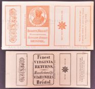 MARDON, SON & HALL - 19TH CENTURY CIGARETTE PACKET DESIGNS