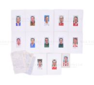 MARDON SON & HALL - FOOTBALLERS - ORIGINAL ARTWORKS