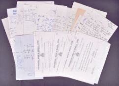 MARDON, SON & HALL - ASSOCIATION FOOTBALLERS - ORIGINAL EPHEMERA