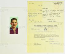 CIGARETTE / TRADE CARDS - ORIGINAL ARTWORK - TREVOR FORD