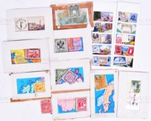 MARDON, SON & HALL - C1930S - ORIGINAL ARTWORK FOR UNPRODUCED CIGARETTE CARDS