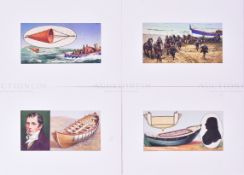 OGDENS CIGARETTES - THE STORY OF THE LIFEBOAT - ORIGINAL ARTWORK