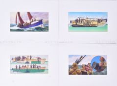 OGDENS CIGARETTES - THE STORY OF THE LIFEBOAT - ORIGINAL ARTWORK