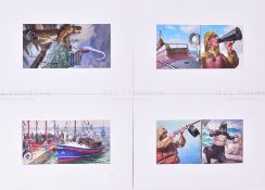 OGDENS CIGARETTES - THE STORY OF THE LIFEBOAT - ORIGINAL ARTWORK