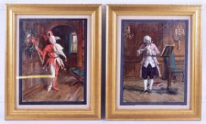 FRANK MOSS BENNNETT - TWO ORIGINAL ARTWORKS