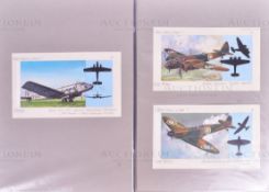MARDON SON & HALL - EIGHT ORIGINAL CIGARETTE CARD DESIGNS