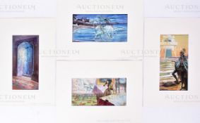 ALAN J BOWYER (1902 - 1986) - CIGARETTE CARD ORIGINAL ARTWORKS
