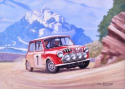 ERIC BOTTOMLEY G.R.A - BRITAIN'S MOTORING HISTORY (1991) - ORIGINAL ARTWORK