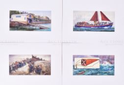 OGDENS CIGARETTES - THE STORY OF THE LIFEBOAT - ORIGINAL ARTWORK