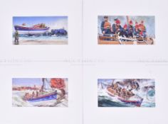 OGDENS CIGARETTES - THE STORY OF THE LIFEBOAT - ORIGINAL ARTWORK