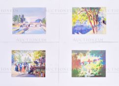 PARISIAN AND FRENCH WATERCOLOUR ARTWORKS