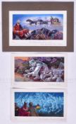 ALAN J BOWYER (1902 - 1986) - CIGARETTE CARD ORIGINAL ARTWORKS