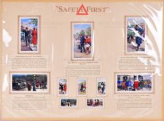 WD & HO WILLS - SAFETY FIRST - ORIGINAL CIGARETTE CARD ARTWORK