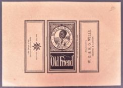 MARDON, SON & HALL - 19TH CENTURY 'OLD FRIEND' PACKET DESIGN