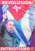 ORIGINAL CUBAN GOVERNMENT ISSUED POSTER - FIDEL CASTRO