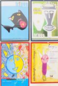 FOUR EDINBURGH FRINGE FESTIVAL POSTERS - 1995-2002