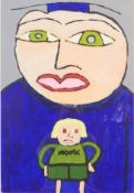 BELLA EDWARDS ACRYLIC ON PAPER PAINTING - ART + POWER