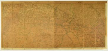 EARLY 20TH CENTURY MAP OF THE TRANS-SIBERIAN RAILWAY
