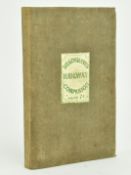 1842 BRADSHAW'S RAILWAY COMPANION IN ORIG CLOTH BINDING