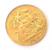 1914 GEORGE V 20TH CENTURY GOLD HALF SOVEREIGN
