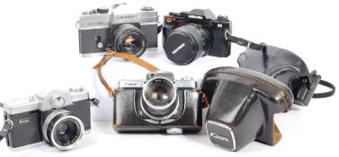 COLLECTION OF 20TH CENTURY JAPANESE SLR CAMERAS