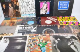 COLLECTION OF LATE 20TH CENTURY 33/45 EP RPM VINYL ALBUM RECORDS