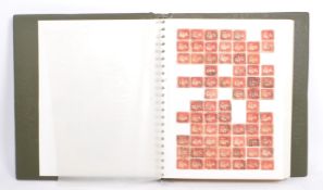 COLLECTION 19TH CENTURY VICTORIAN STAMPS - 120 PENNY REDS