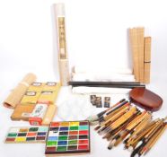 COLLECTION OF CHINESE BRUSH PAINTING ART SUPPLIES