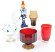 COLLECTION OF 20TH CENTURY ART NOUVEAU STUDIO ART GLASS