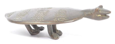 20TH CENTURY ASIAN BRONZE TURTLE FIGURE