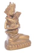 20TH CENTURY CAST BRONZE TIBETAN YAB-YUM FIGURE