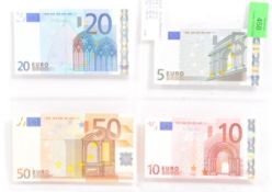 FOUR GERMAN UNCIRCULATED BANK NOTES - 2002