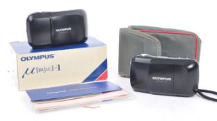 OLYMPUS - TWO MJU 1 35MM COMPACT CAMERAS