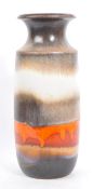 MID CENTURY WEST GERMANY POTTERY VASE