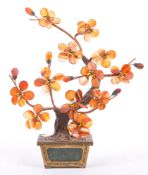 EARLY 20TH CENTURY 1920S AGATE TREE OF LIFE