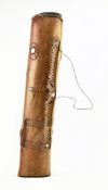 PAPUA NEW GUINEA TRIBAL HARD WOOD FINGER DRUM