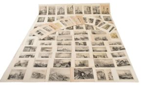 LARGE COLLECTION OF 19TH CENTURY FRENCH ENGRAVINGS