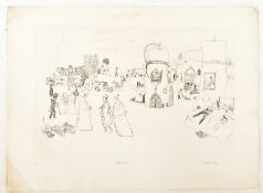 TREVOR ALLEN - BATH TIME - 1968 LIMITED EDITION ETCHING PRINT