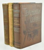 CRICKET INTEREST. THREE BADMINTON LIBRARY EDITIONS ON CRICKET