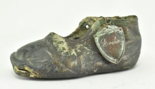 EARLY 20TH CENTURY GERMAN CAST BRONZE CHILD'S SHOE